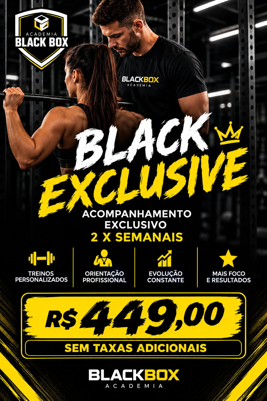 Arte do plano Black Exclusive